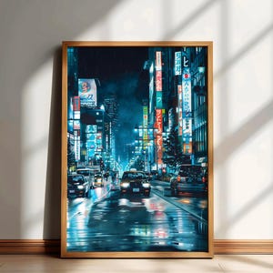 Tokyo Travel Print, Japan Cityscape Wall Art, Japan Watercolor Poster, Japan Painting, Tokyo Home Decor Artwork, Gift for Travelers