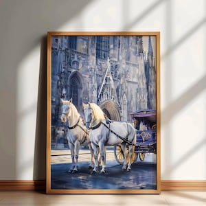 Vienna Travel Print, Austria Cityscape Wall Art, Austria Watercolor Poster, Austria Painting, Vienna Home Decor Artwork, Gift for Travelers
