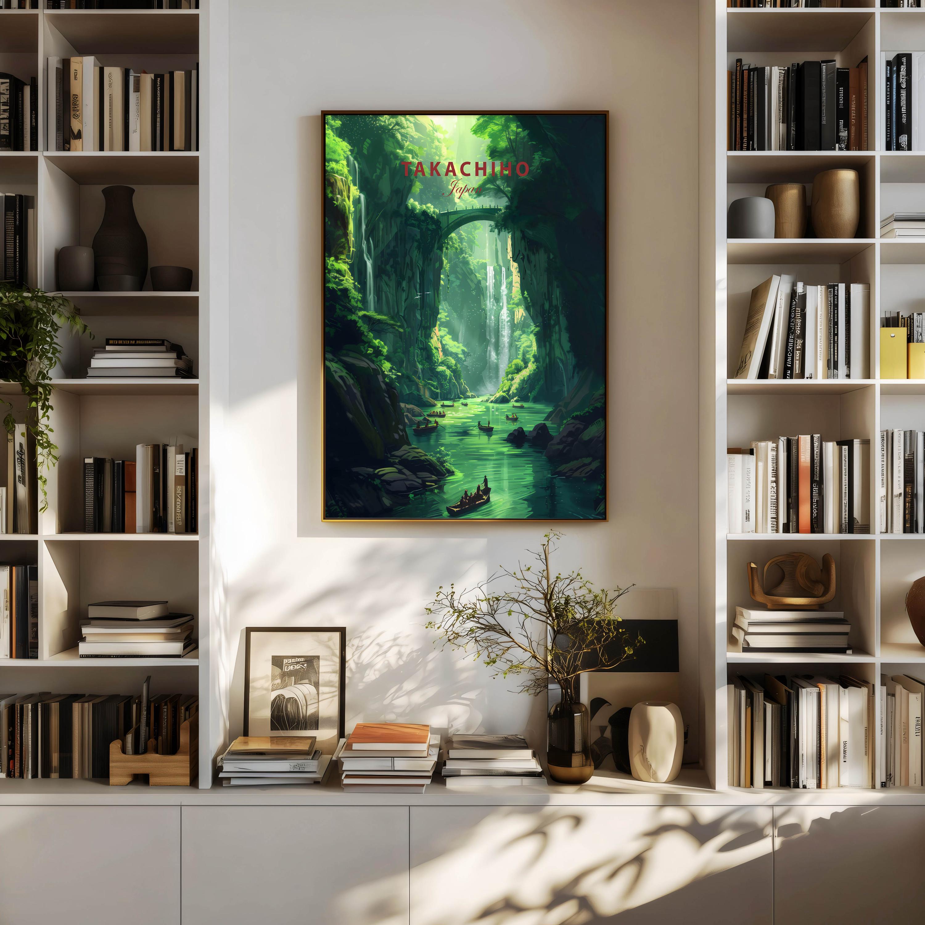 Takachiho Travel Poster, Takachiho Wall Art, Japan Poster - Etsy