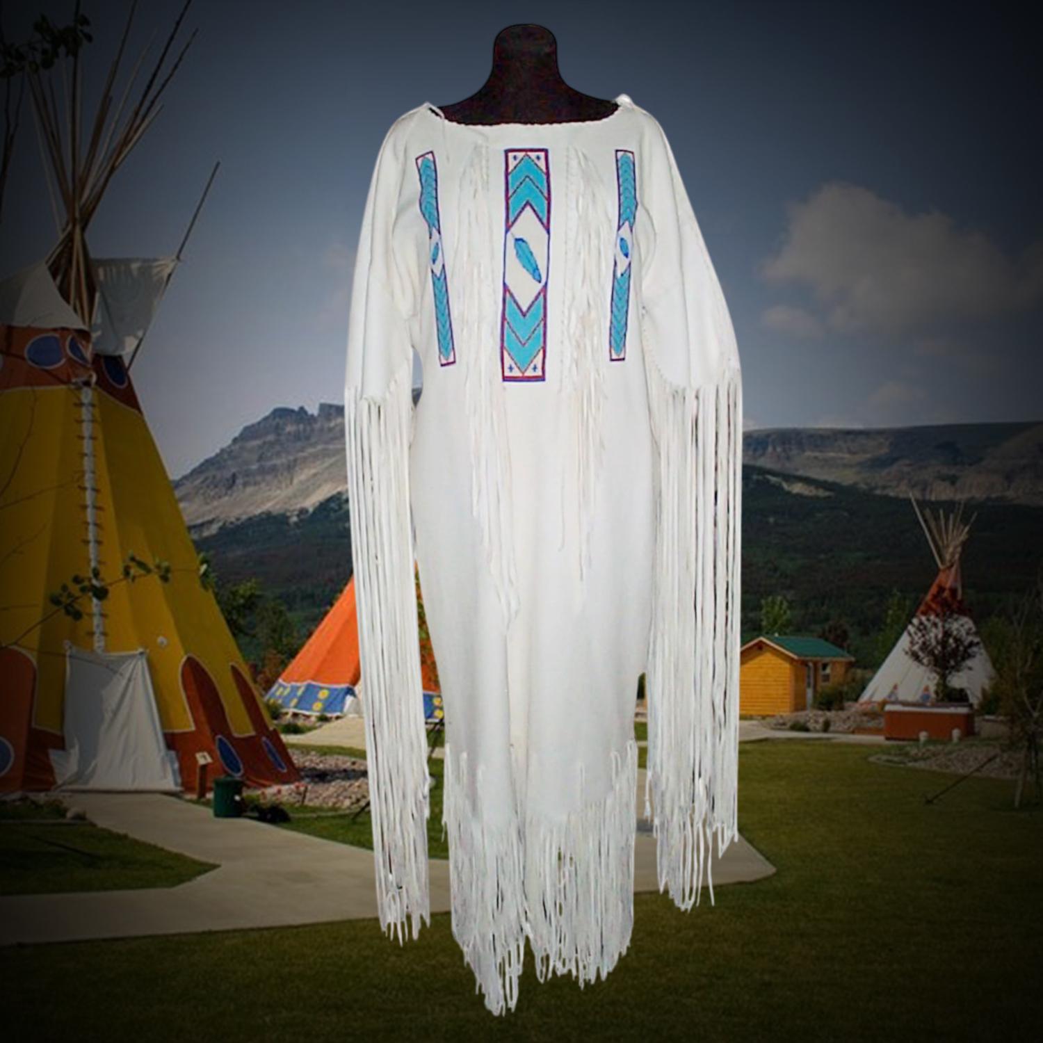 indigenous formal dress Off Shoulder Formal Dress by LaDivine OC014