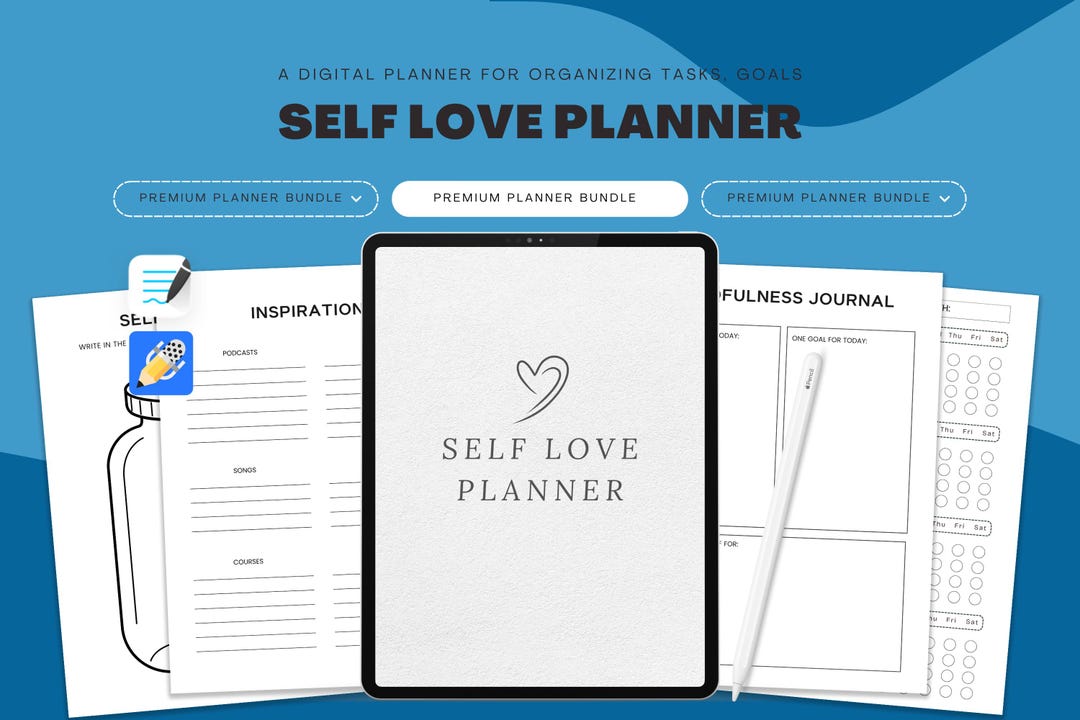 Self Care Planner Printable | Self Love Journal | Mental Health ...