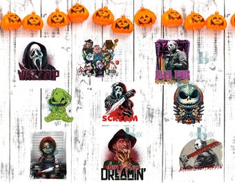 Horror Movie T-Shirt | Retro Scary Movie Tee | Halloween Graphic Shirt | 90s Horror Characters | Spooky Movie Lovers Unisex |Handmade Gift