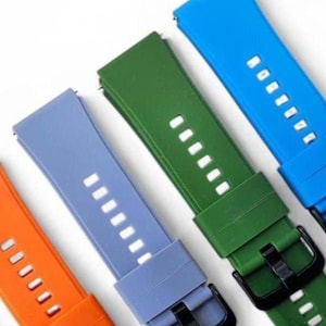 22mm Silicone Rubber Watch Band – Waterproof Sport Strap with Quick Release – Soft Replacement Band
