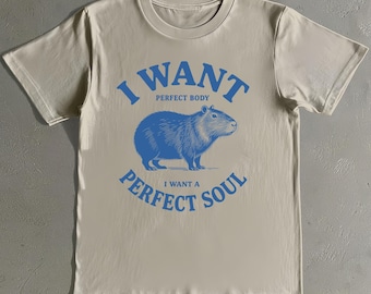 Vintage Capybara Graphic Tee – Body Soul Shirt