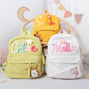 Toddler Backpack with Custom Name: Personalized Preschool Bag - Sweet Gift for Little Learners