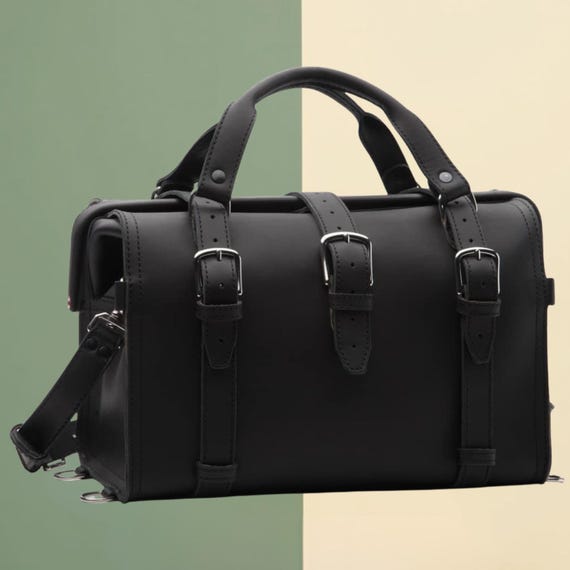 Handmade Leather Doctor Bag | Travel Satchel | Personalised Gift for Doctors