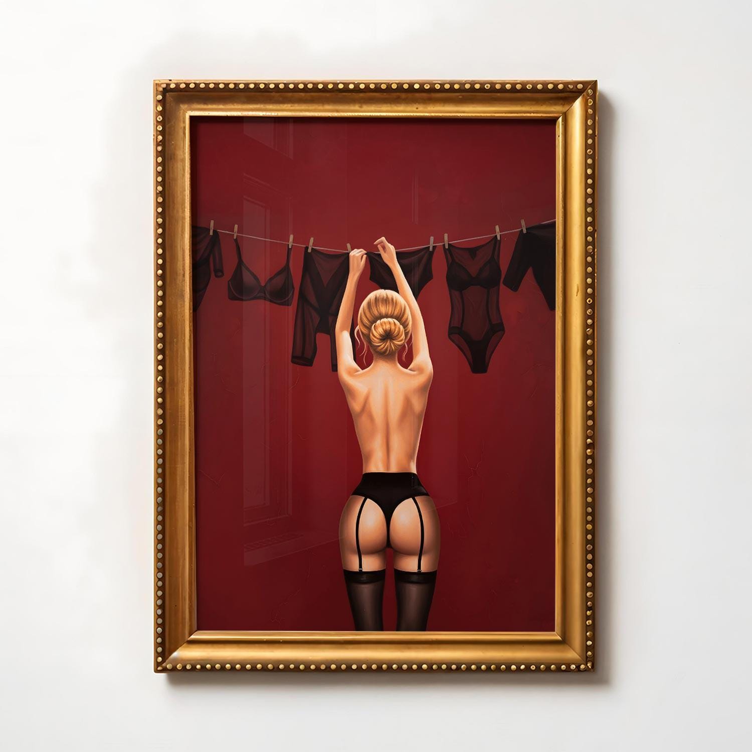 Poster Woman Lingerie