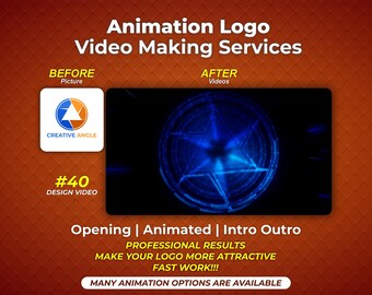 Custom Logo Animation: Professional Intro Video for YouTube & Business