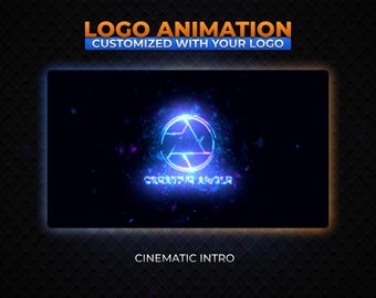 Animación de logotipo cinematográfica profesional / Vídeo de introducción dramático para YouTube y branding