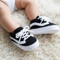 Crochet Baby Sneaker Booties – Hand Knitted Infant Shoes, Shower Gift product logo