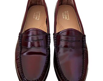 VTG GH Bass Weejuns Penny Loafers Men\'s 10 D Dress Shoes Burgundy Leather Preppy VTG GH Bass Weejuns Penny Loafers Men main image 4