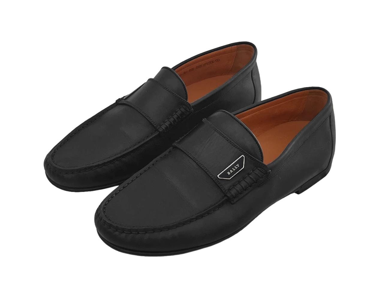 Bally Switzerland Mens Dress Loafers Size 8 EEE Black Leather Business Formal Bally Men main image 3