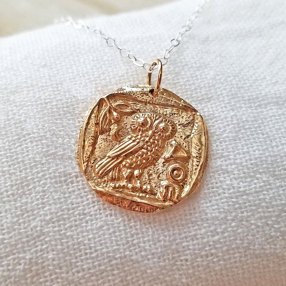 Athena's Owl Necklace by Oberon Design — FairyGlen Store