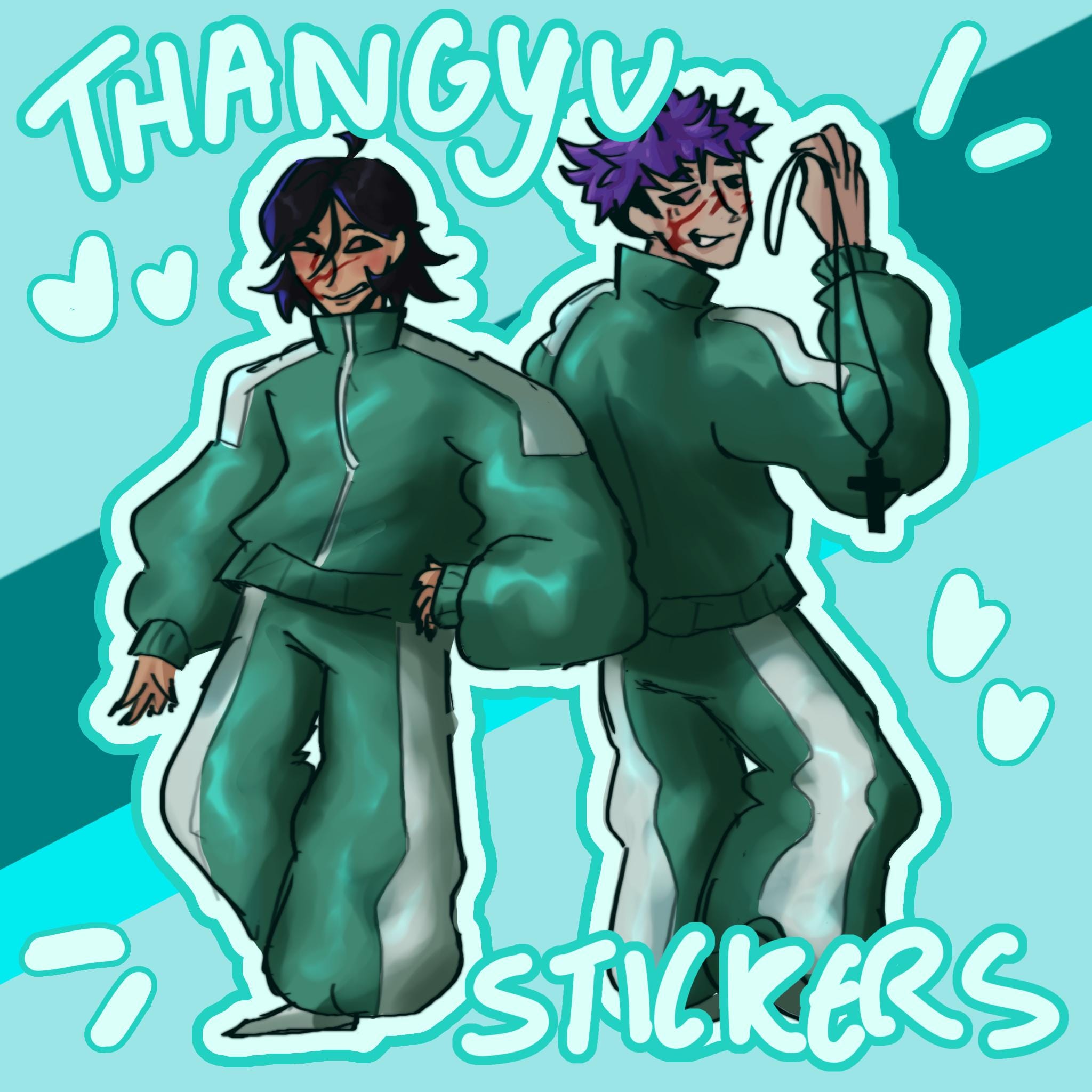 Squid game || Thangyu holographic sticker