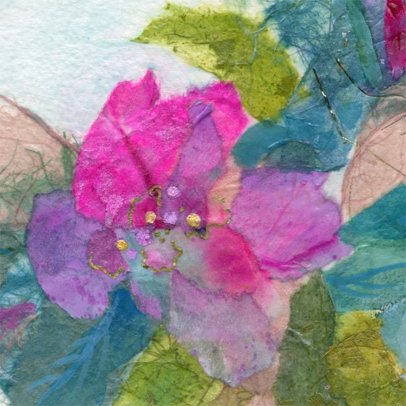 How to tissue paper collage 
