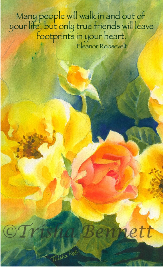 Yellow Roses Friendship Quotes