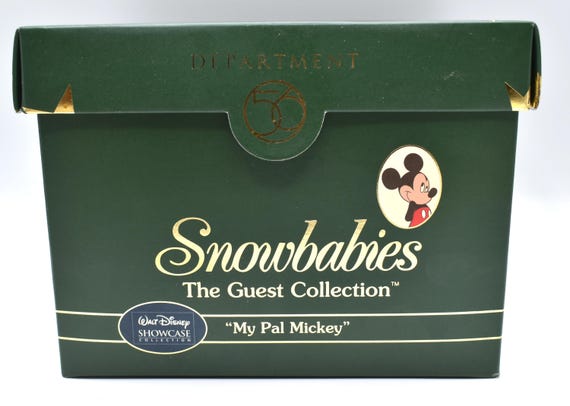 Department 56 Snowbabies “my Pal Mickey” Disney Showcase Figurine