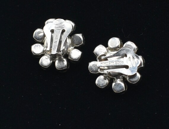 Made in Austria rhinestone earrings clip on - image 2