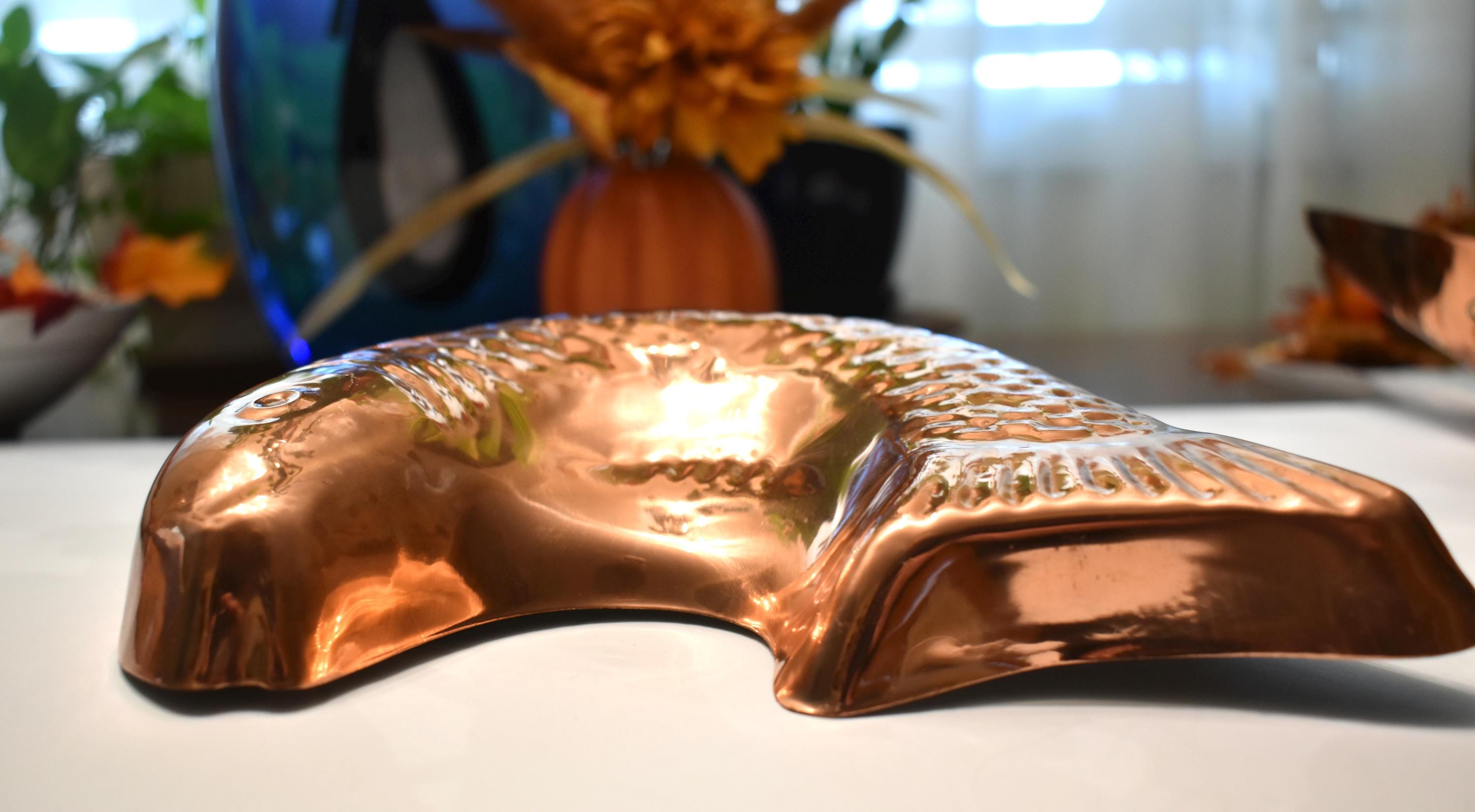 Vintage Copper Fish Mold - French Kitchen Wall Decor - Etsy