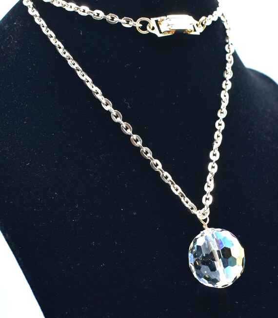 Swarovski crystal online ball pendant necklace