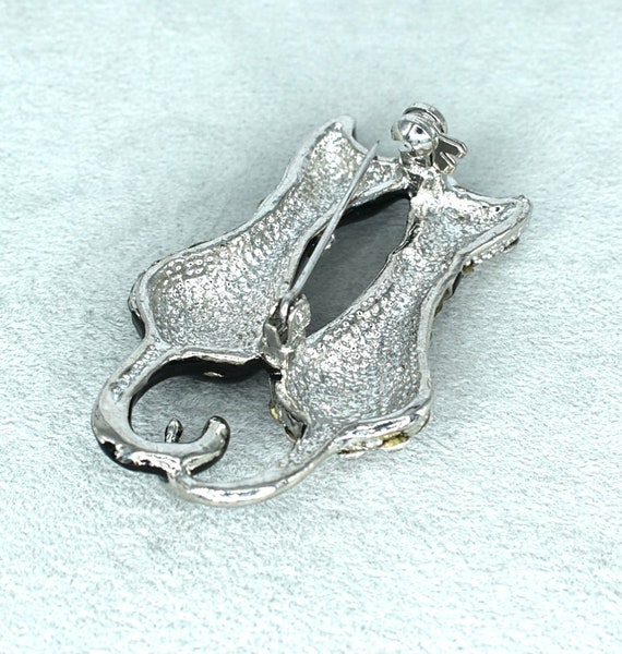 Personal Collection Vintage Rhinestone Kitty Cat … - image 3