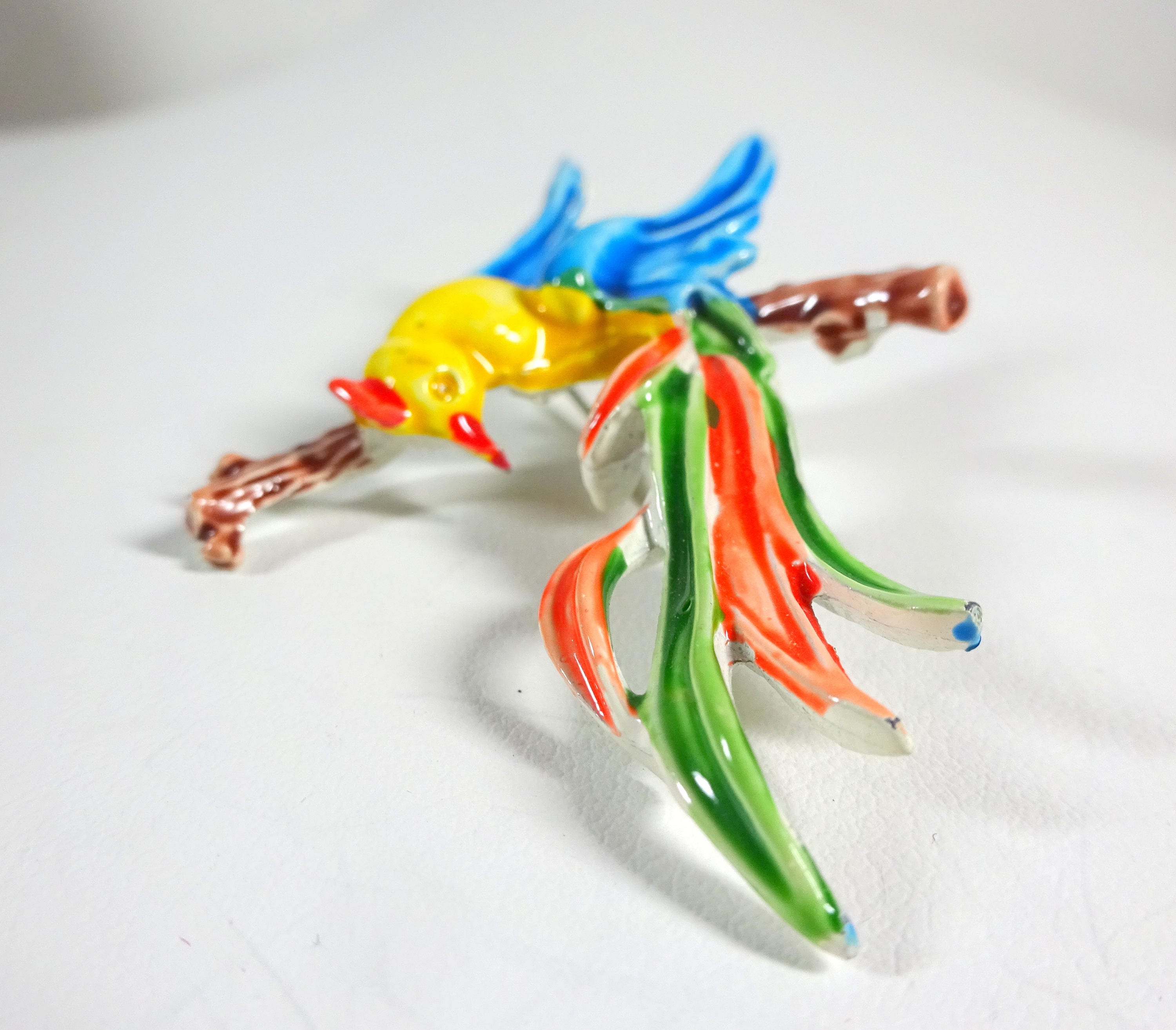Vintage Jewels Geek blog: Pewter wren brooch pin by A R Brown