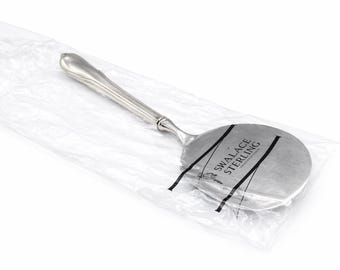Servidor de arándanos Wallace Grande Baroque de plata esterlina, cuchara vintage de bayas, cubiertos de plata esterlina maciza