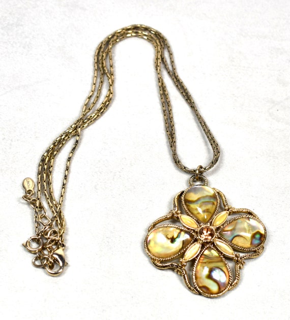 Collection of Monet with Abalone and Rhinestone P… - image 2