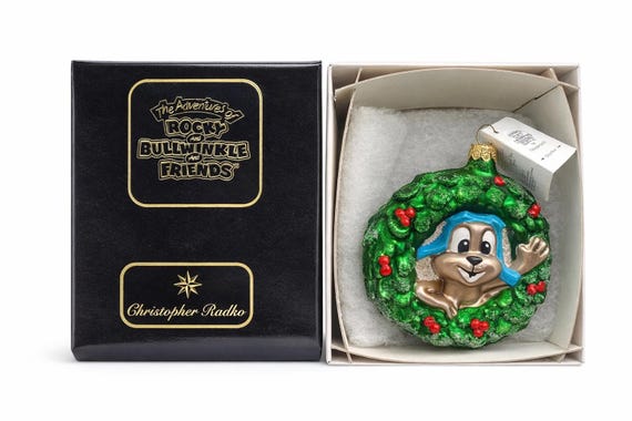 Christopher Radko Rocky Flying Squirrel Ornament: Handcrafted
