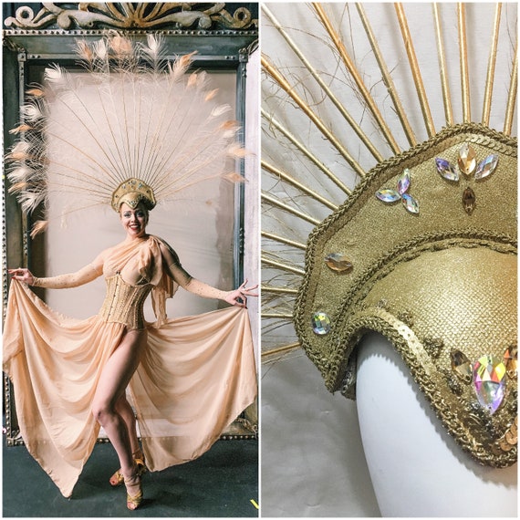 Peacock Headdress / Carnival Showgirl 