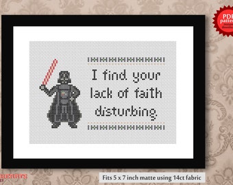 Darth Vader dice - Patrón punto de cruz PDF