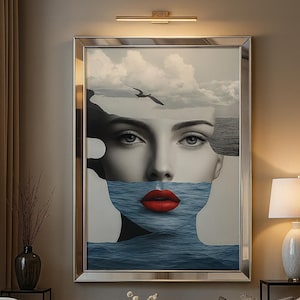 Female Figure Glass Wall Art, Glass Photo Prints Artwork