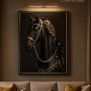 Glass Horse Wall Art, Horse Glass Painting, Glass Wall Art Horses