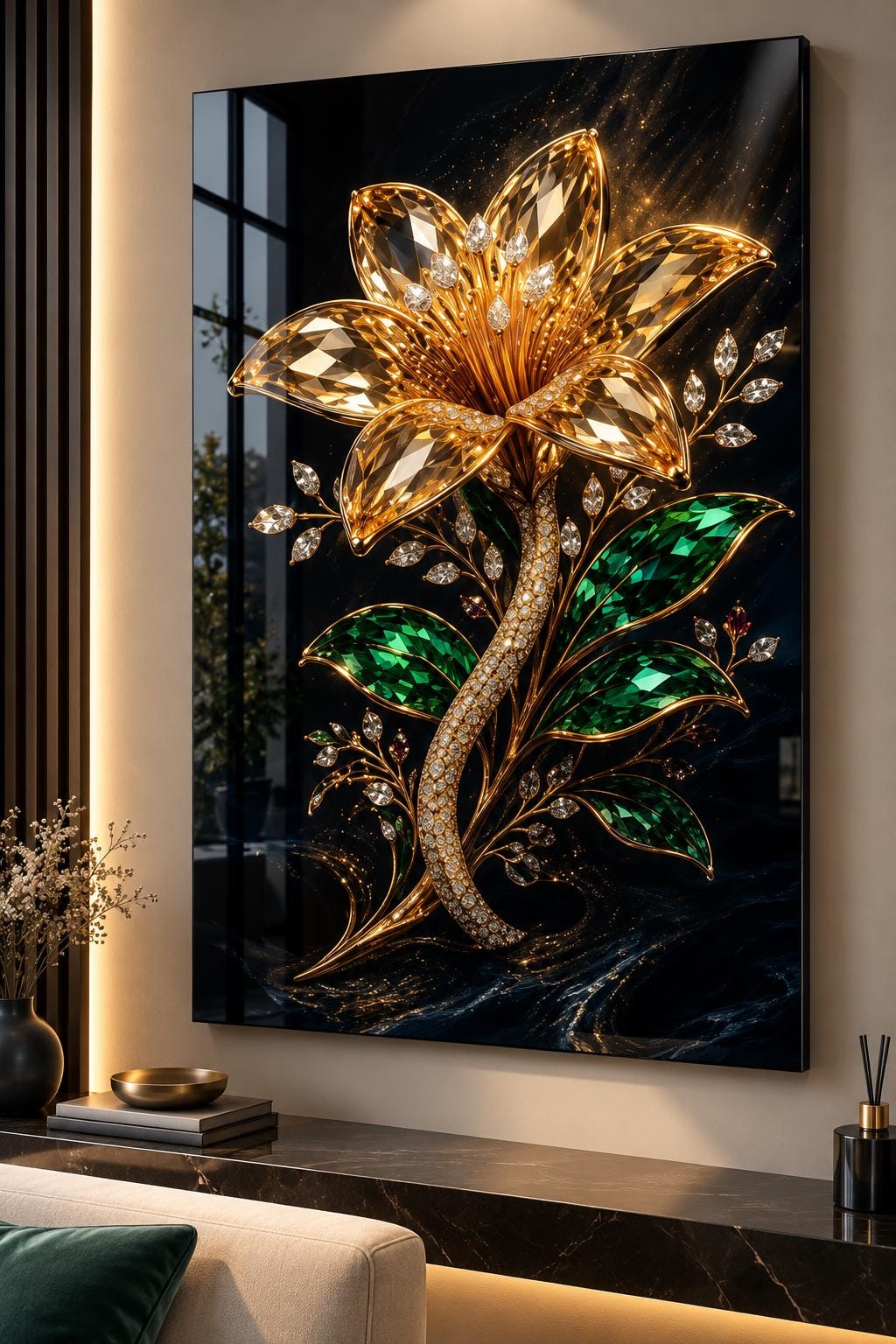 Glass Gem Wall Art - Etsy
