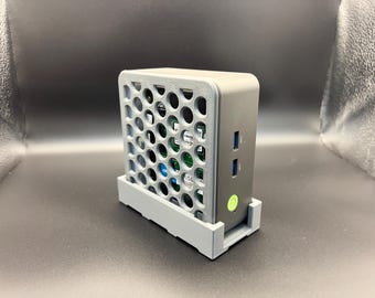 GMKTec G3 Plus Mini PC 3D Printed Stand & Vented Lid