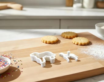 Dog Cookie Cutter and Embosser: Puppy Birthday Baking