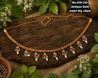 Gouden Taille Riem Voor Vrouwen Gratis Grootte Vaddanam Heupriem Kamarband Dans Sieraden Body