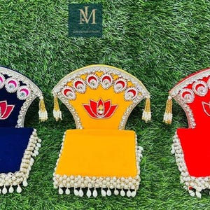 Dekoriert Singhasan Thron für Laddu Gopal, Diwali Pooja Decor