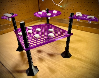 Verstellbarer Korallen-Frag-Tisch: 3D-gedruckter Riffaquarium-Organizer