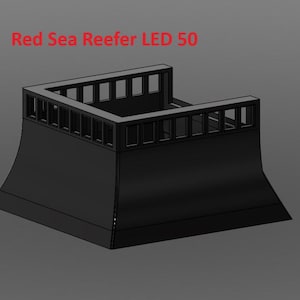Abajur antirreflexo impresso em 3D para Red Sea ReefLED 50
