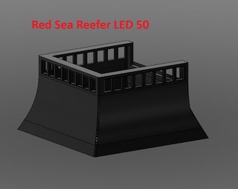 3D Printed Anti-Glare Light Shade for Red Sea ReefLED 50