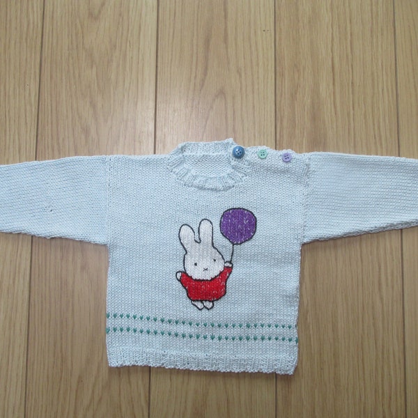 mintgreen babysweater size 68 little rabbit