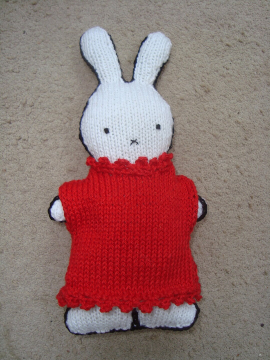 Victoria Rabbit Red Dress Rabbit Doll in Red Dress - Etsy