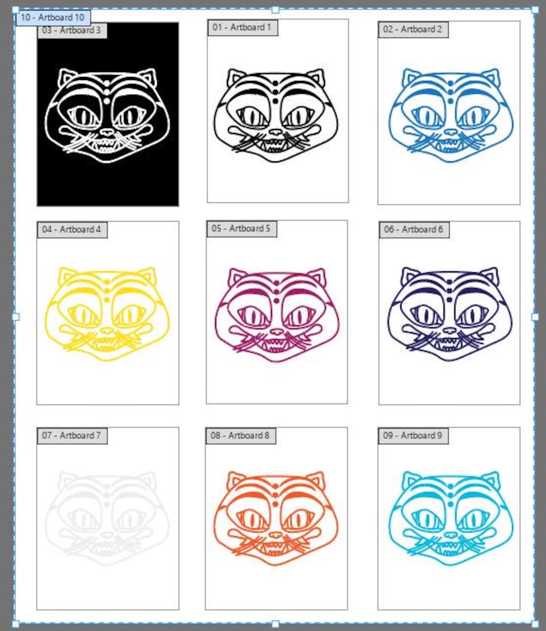 Derpy the Tiger Head Outline (KPOP Demon Hunter Fan Art-digital ...
