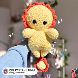 Sun-haakpatroon pdf, Lumina amigurumi, Space Plush-ontwerp