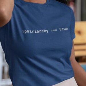 Anti Patriarchy  | Coding Feminist Shirt | Women in Tech Tee | Programmer Shirt | Funny Developer Shirt | STEM Feminist