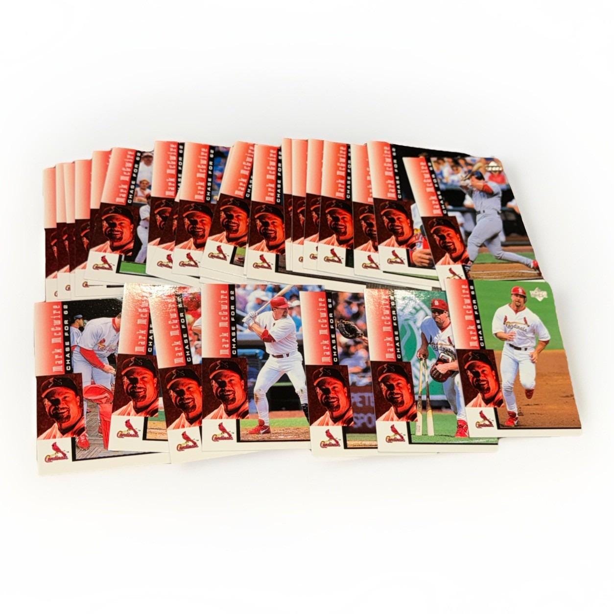 MARK Mcgwire St. Louis Cardinals "chase for 62" 1998 Upper Deck 30 Card Set  - Etsy