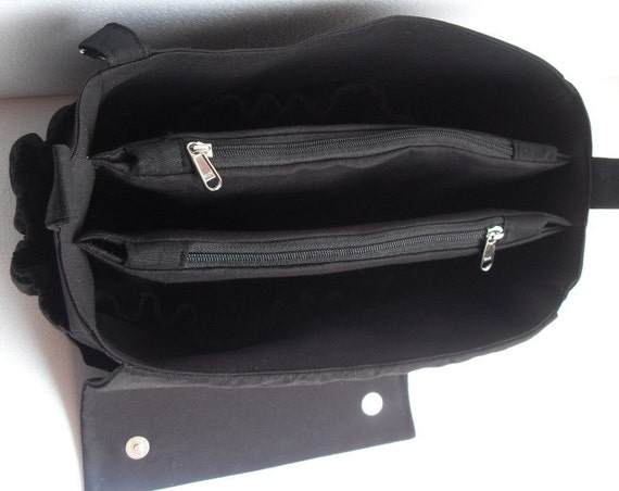 Tote Bag Purse Organizer Insert - Black