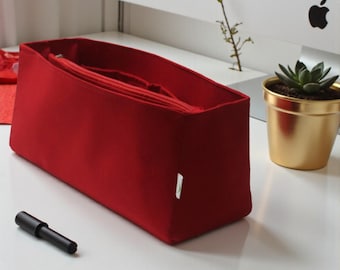 Diaper Purse organizer Fits LV Estrela MM - Bag organizer insert in Rich Red
