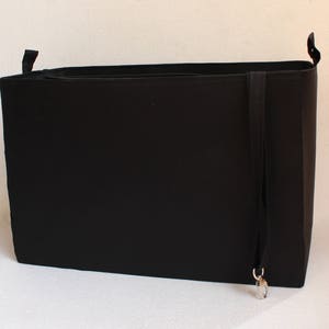 Extra taller bag organiser to fit GIVENCHY Antigona Purse organizer insert with two divider zipper compartment image 6